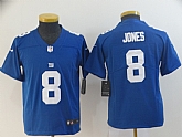 Youth Nike Giants 8 Daniel Jones Royal Vapor Untouchable Limited Jersey,baseball caps,new era cap wholesale,wholesale hats